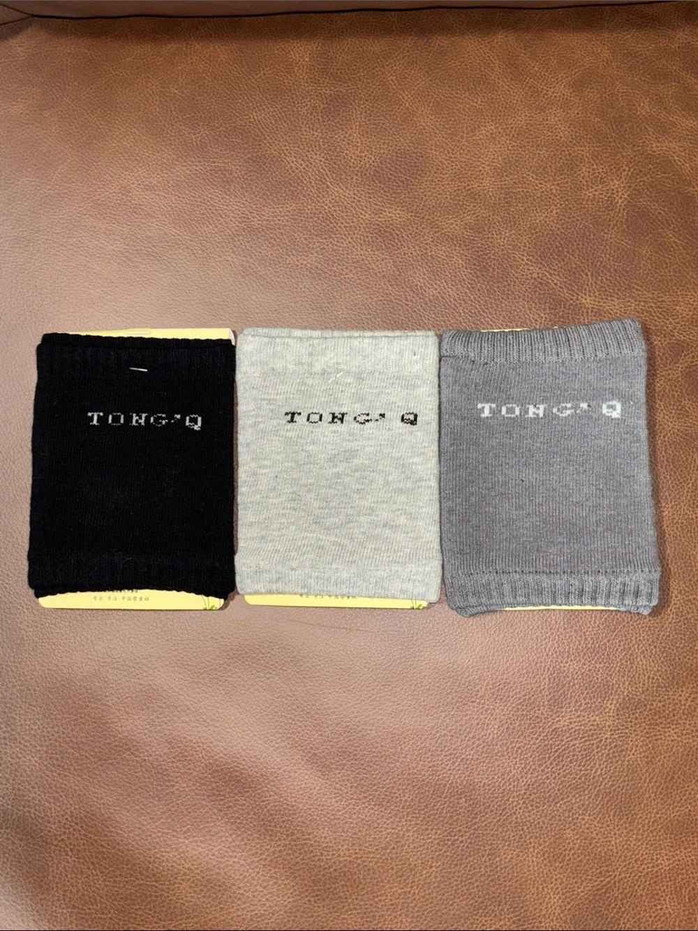 NEW! Non-Slip Baby Knee Pads - 3-Pack Black, Light Gray, Gray